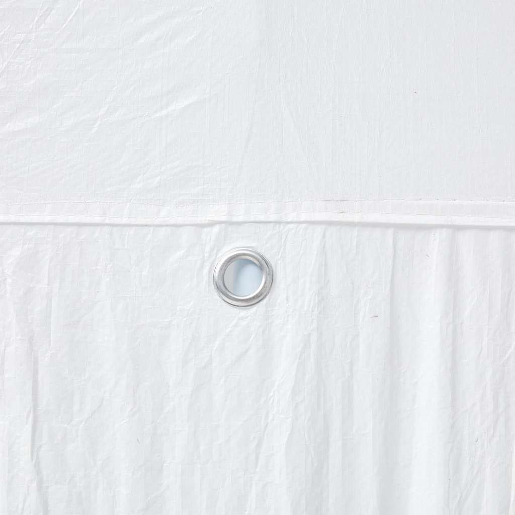 Party Tent White 800 x 400 x 266 cm Polyethylene and Steel