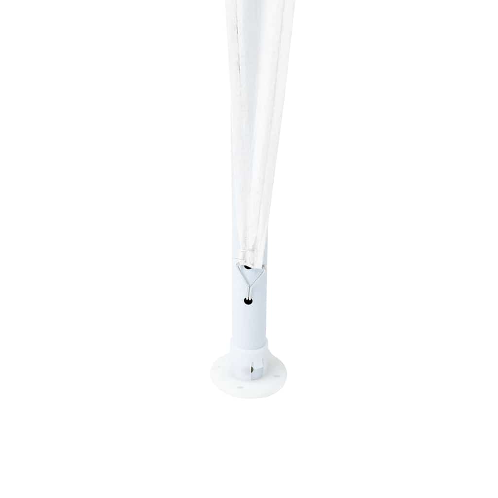 Party Tent White 800 x 400 x 266 cm Polyethylene and Steel
