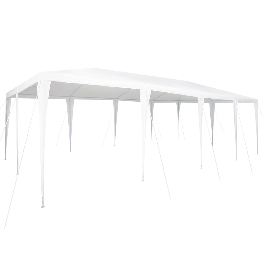 Party Tent White 800 x 400 x 266 cm Polyethylene and Steel