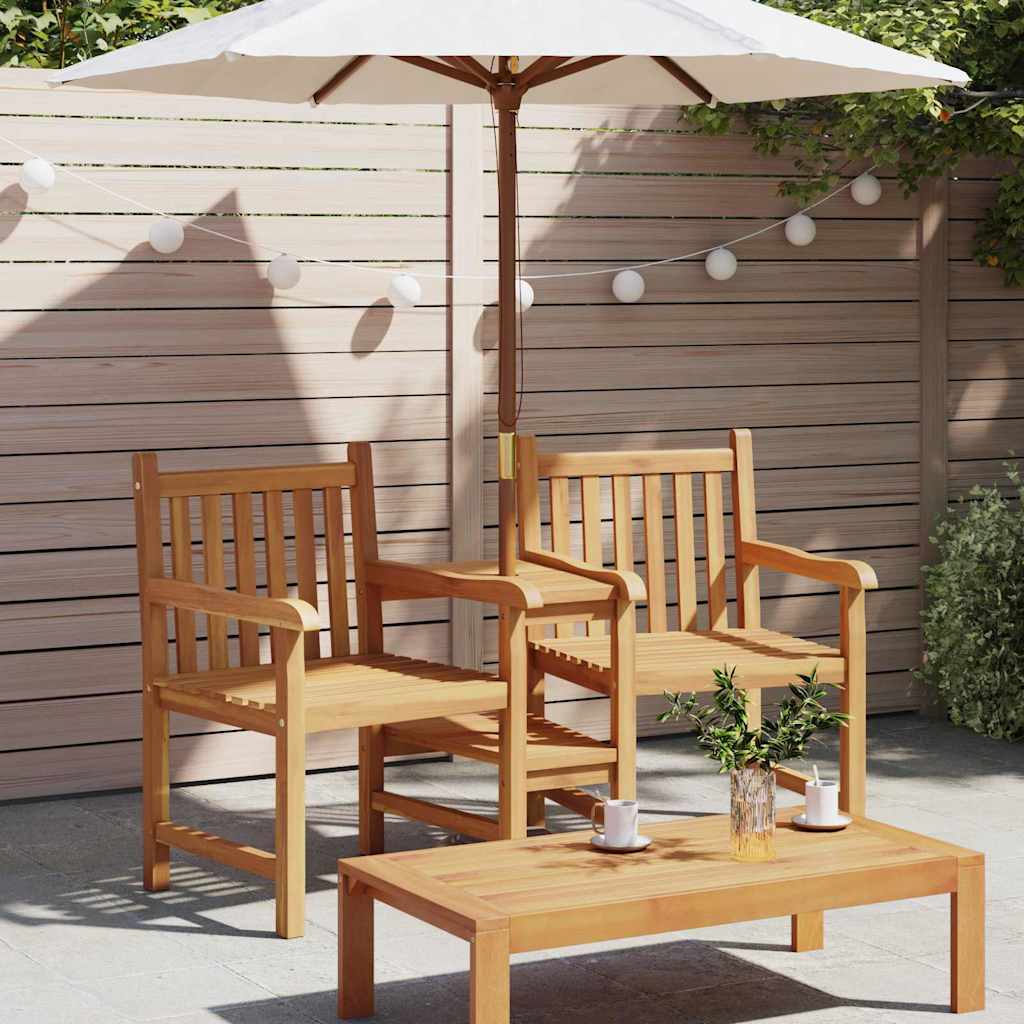Garden Outdoor Chairs 152 x 63 x 89 cm Solid Teak Wood