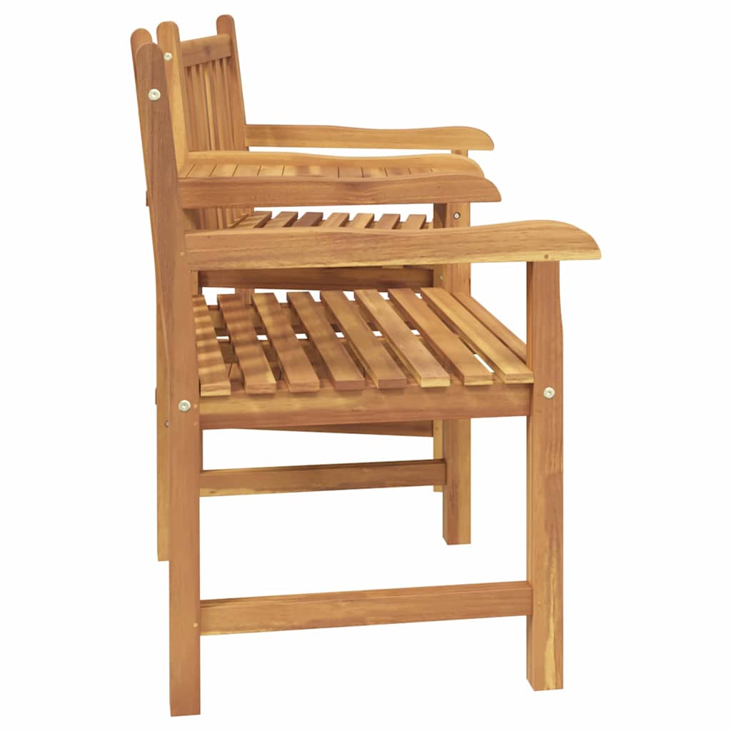 Garden Outdoor Chairs 152 x 63 x 89 cm Solid Teak Wood
