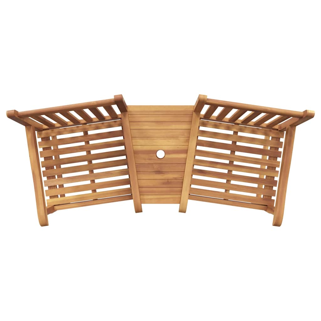 Garden Outdoor Chairs 152 x 63 x 89 cm Solid Teak Wood