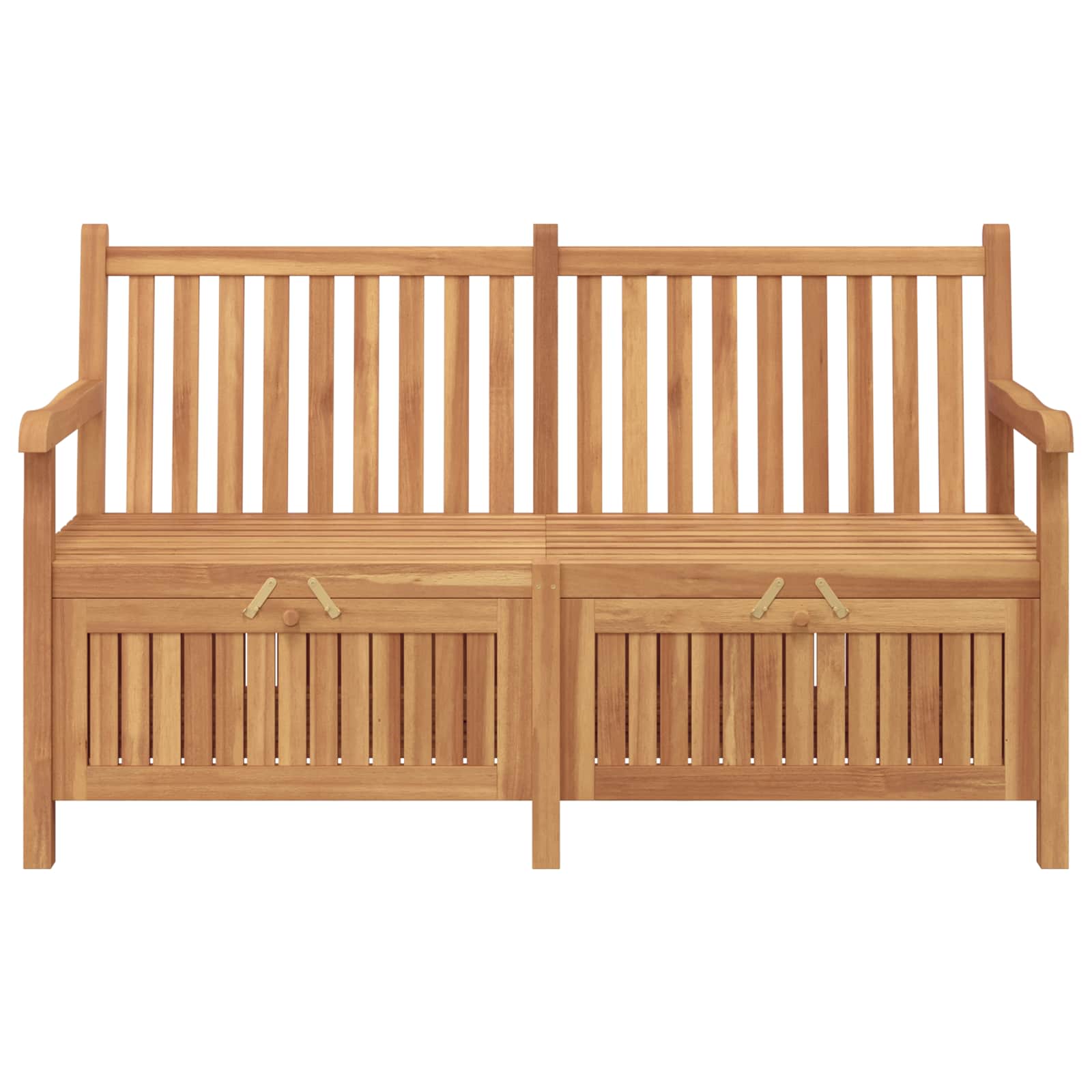 Garden Bench with Storage 150 x 60 x 90 cm Solid Teak Wood