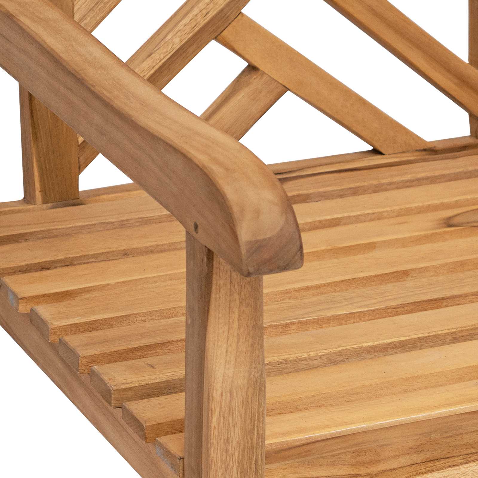 Garden Chair 2 pcs 60 x 58 x 90 cm Solid Teak Wood