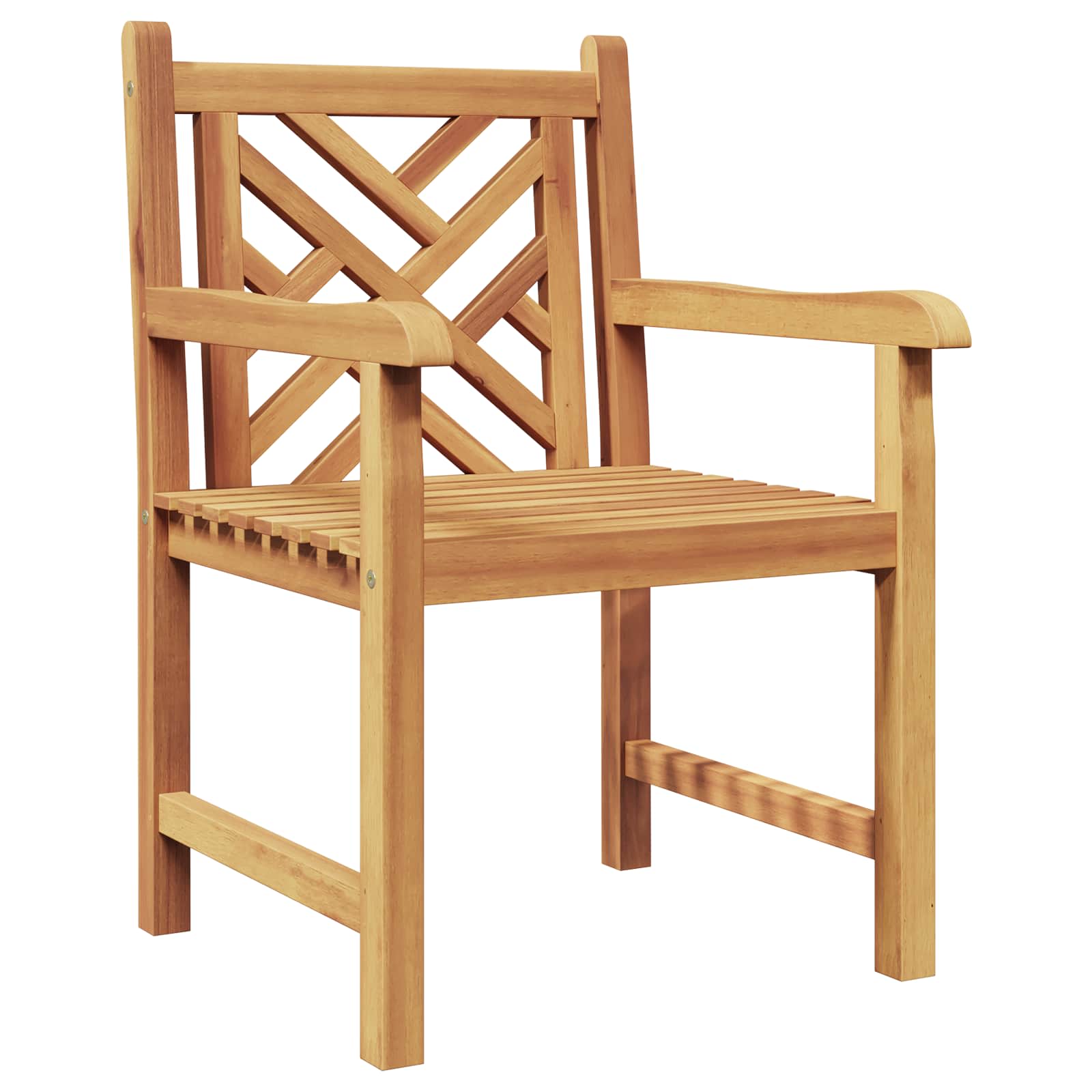 Chair 2 pcs Brown 60 x 58 x 90 cm Solid Teak Wood