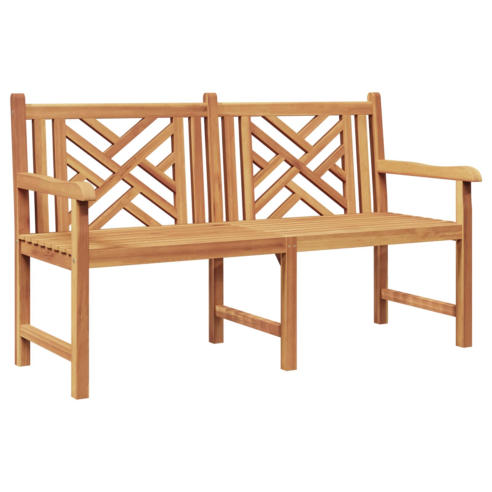 Garden Bench 150 x 60 x 90 cm Solid Teak Wood