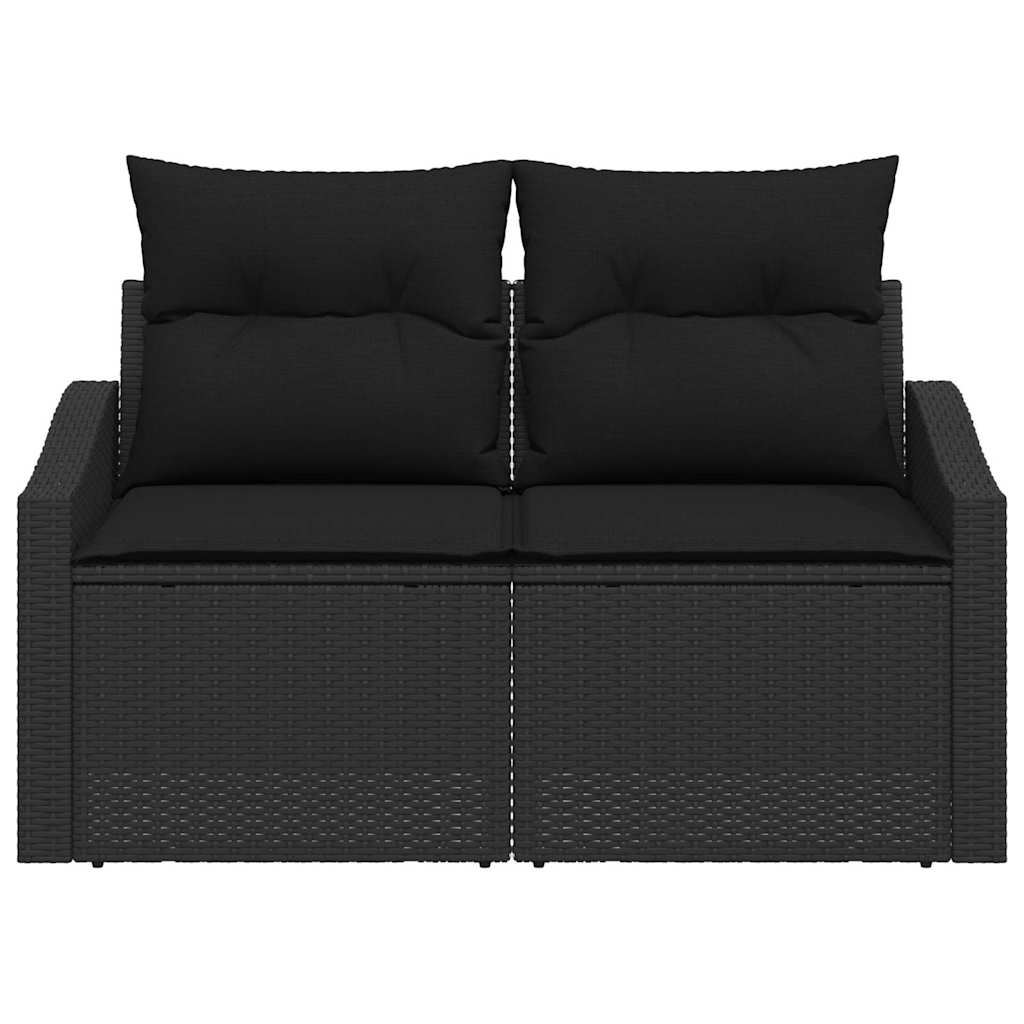 Garden Sofa with Cushion 123 x 62 x 69 cm Poly Rattan