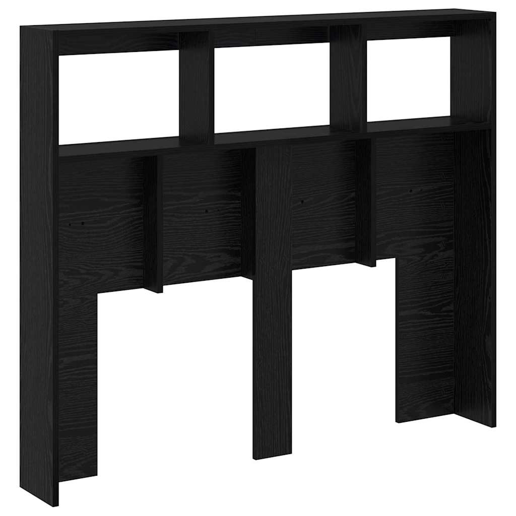 Headboard Black Oak Engineered Wood
