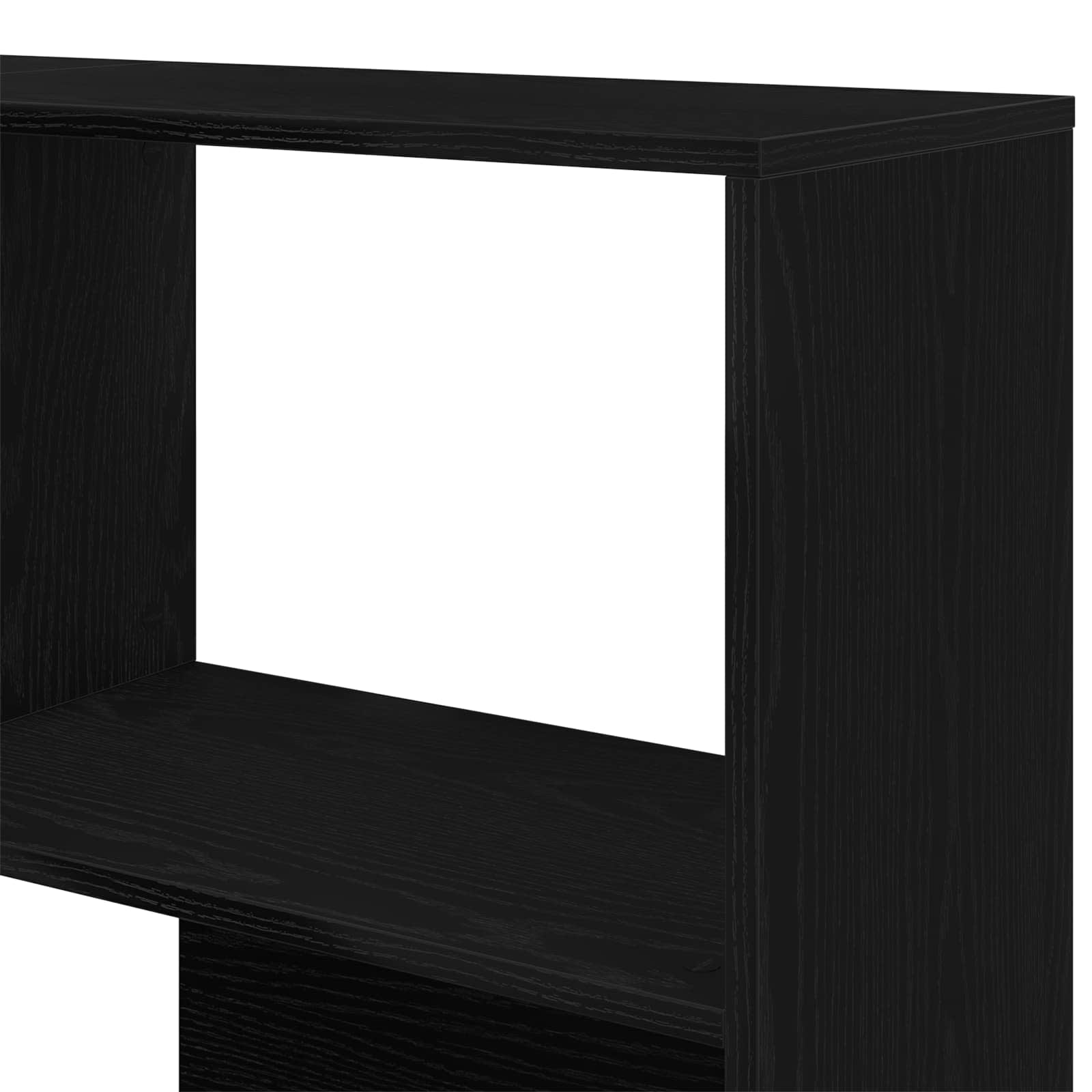 Wardrobe 6-Tier 85 x 85 x 140 cm Engineered Wood Black Oak