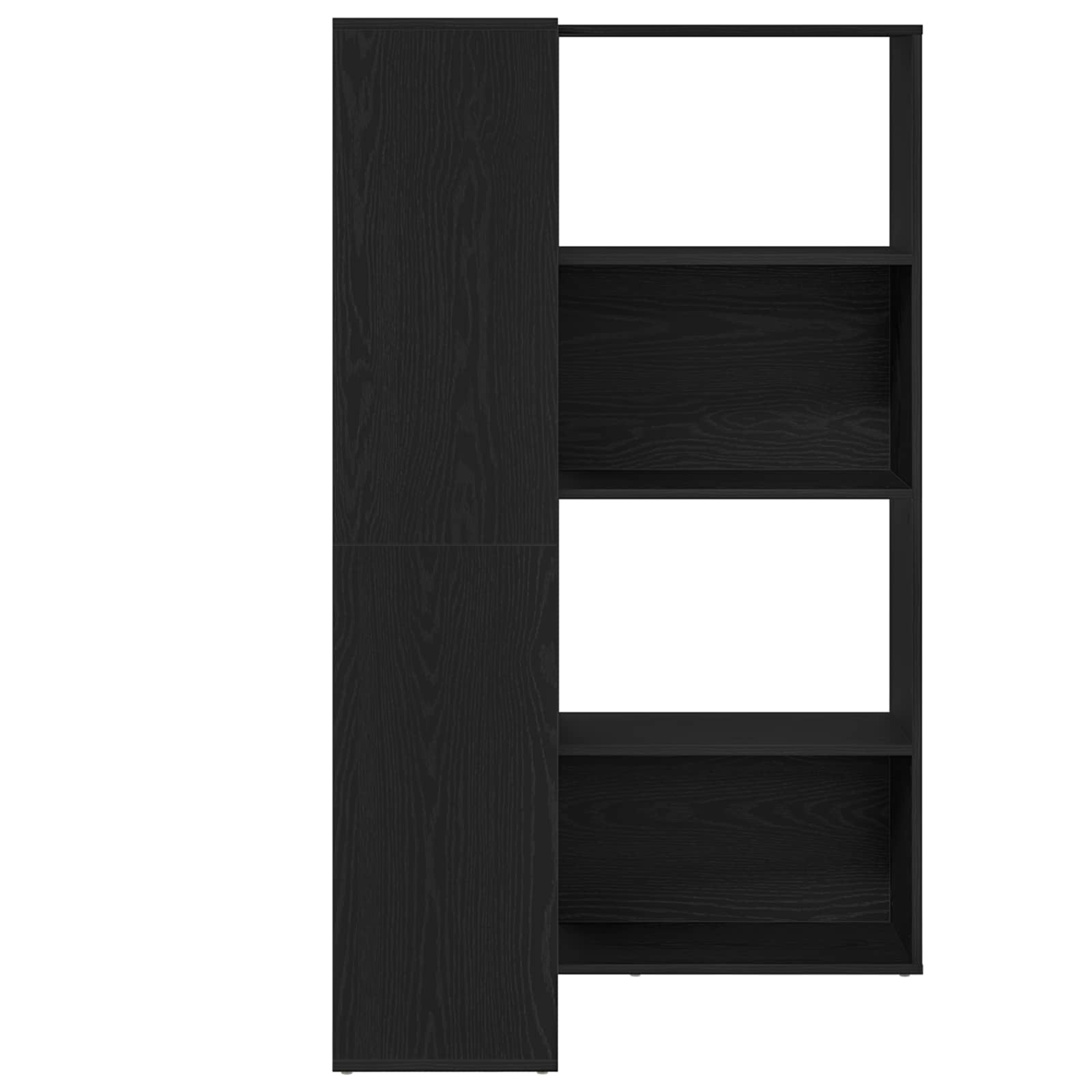 Wardrobe 6-Tier 85 x 85 x 140 cm Engineered Wood Black Oak