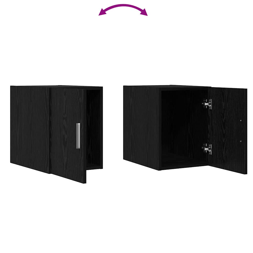 Wall-Mounted Cabinet Black Oak 30 x 42.5 x 39.5 cm