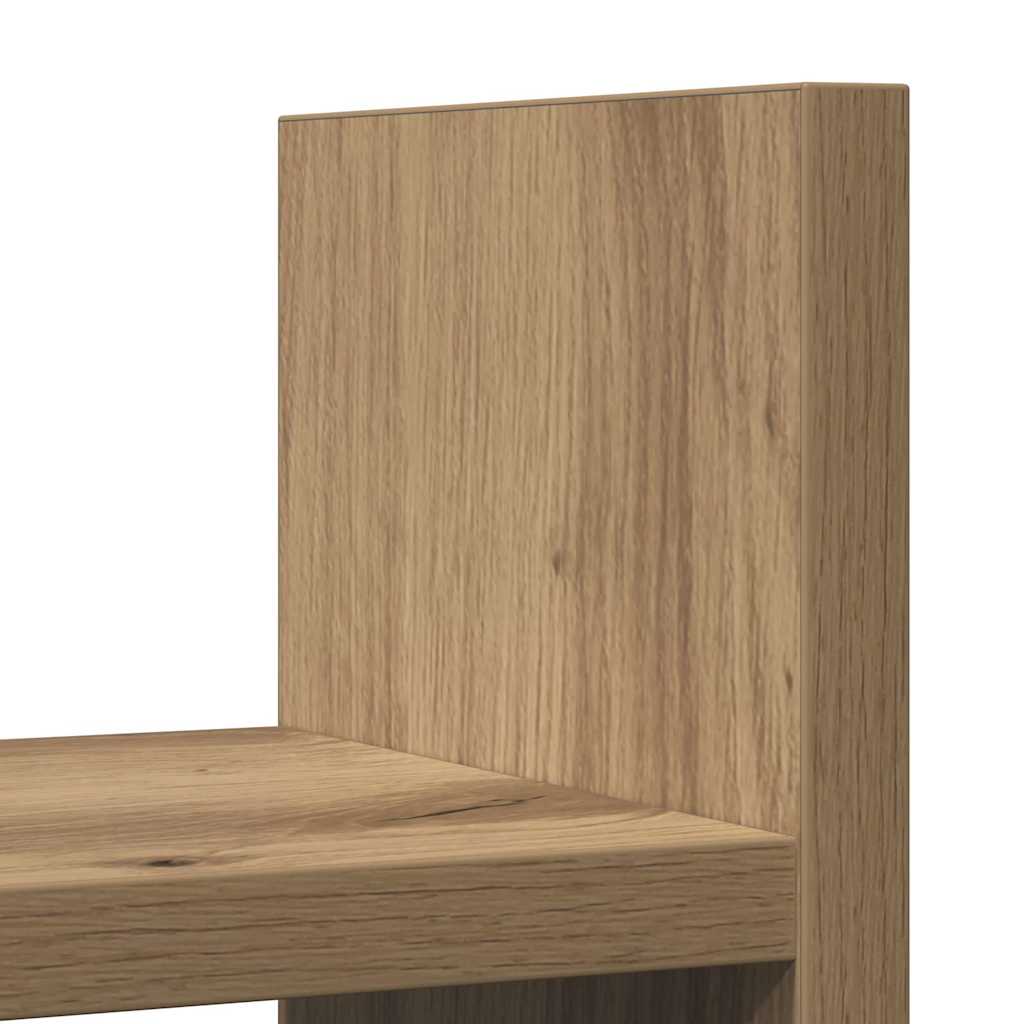 Desk Organiser Artisan Oak 50 x 15,5 x 35,5 cm Engineered Wood