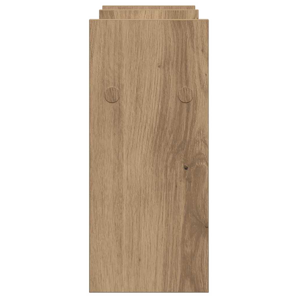 Desk Organiser Artisan Oak 50 x 15,5 x 35,5 cm Engineered Wood