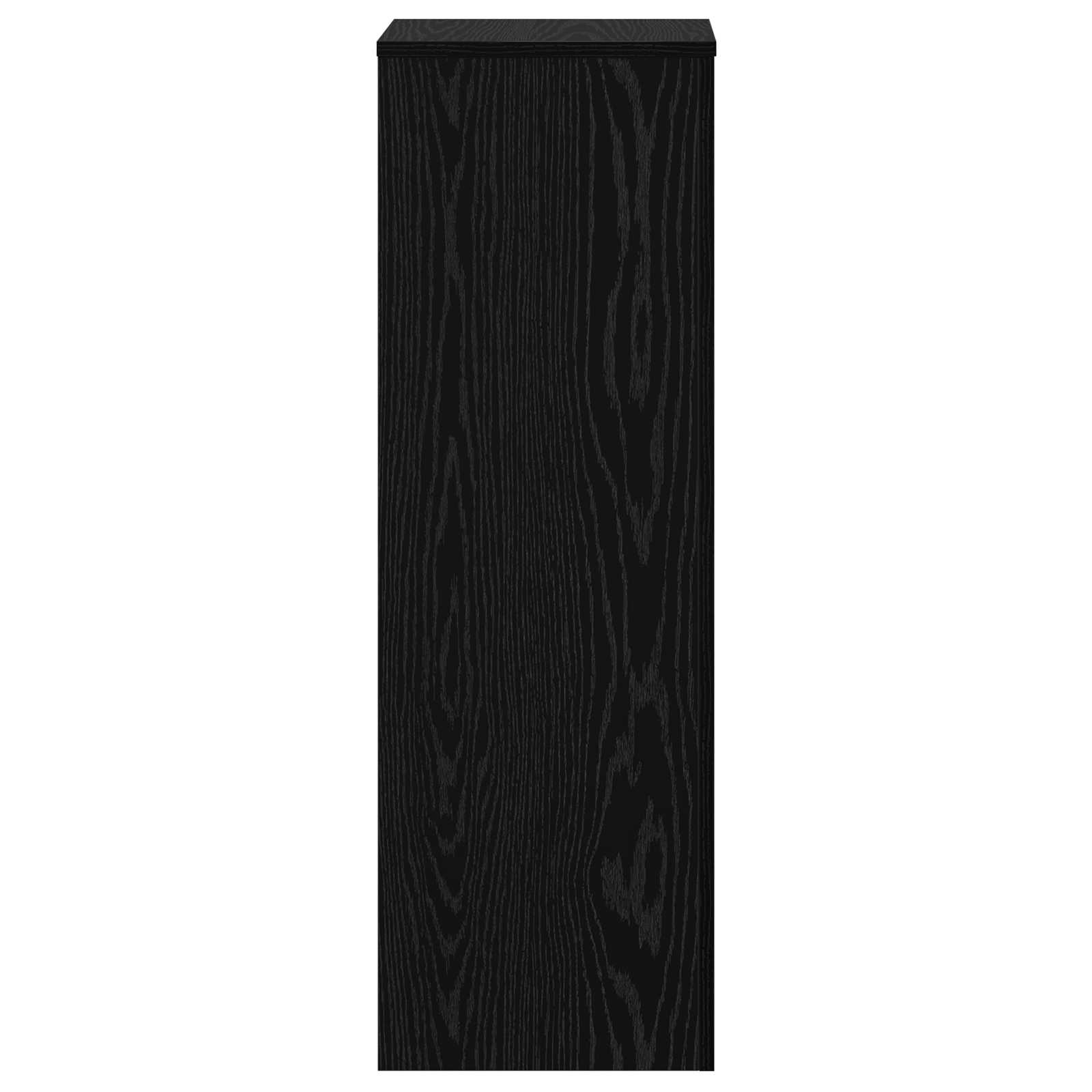 Plant Stand Black Oak 33 x 33 x 100 cm Engineered wood
