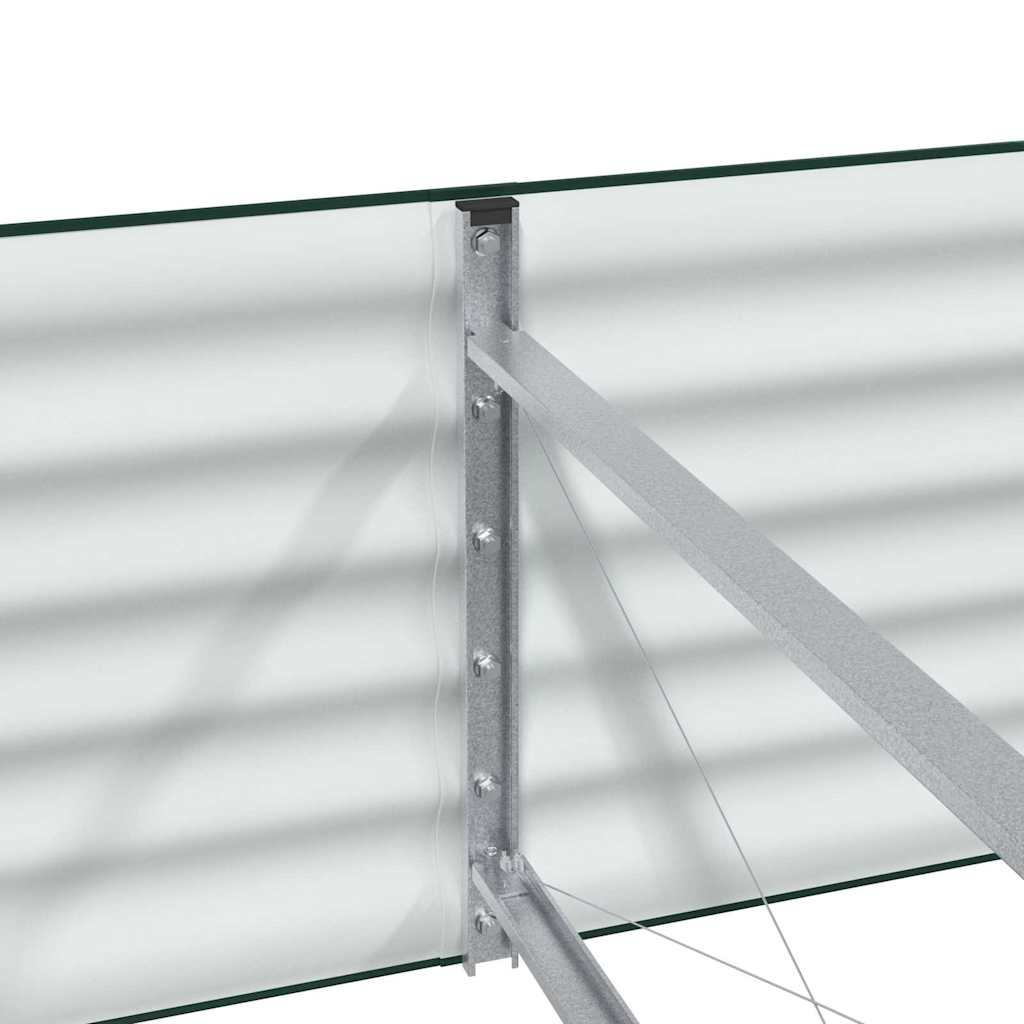 Raised Bed Green 240 x 80 x 44 cm Steel
