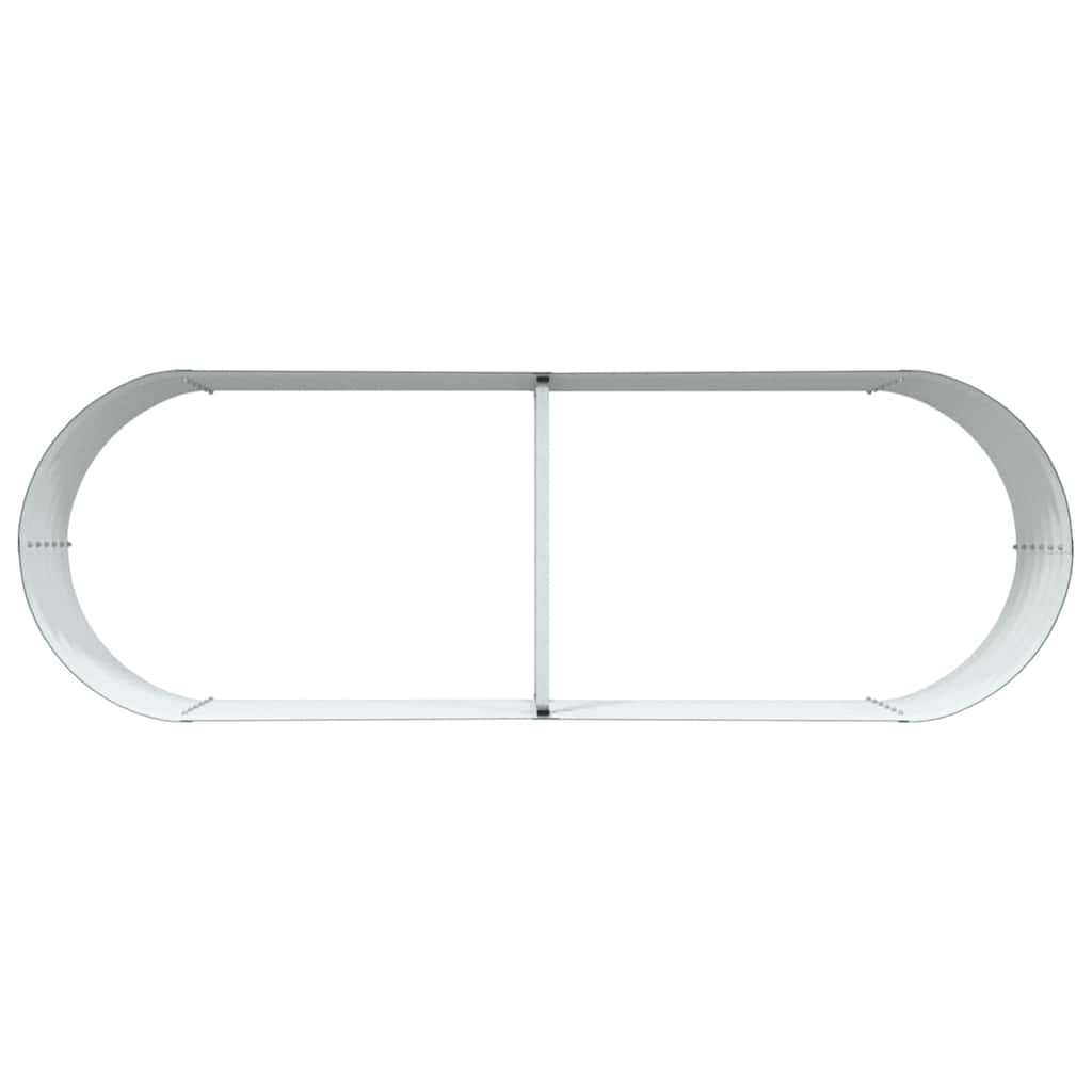Raised Bed Green 240 x 80 x 44 cm Steel