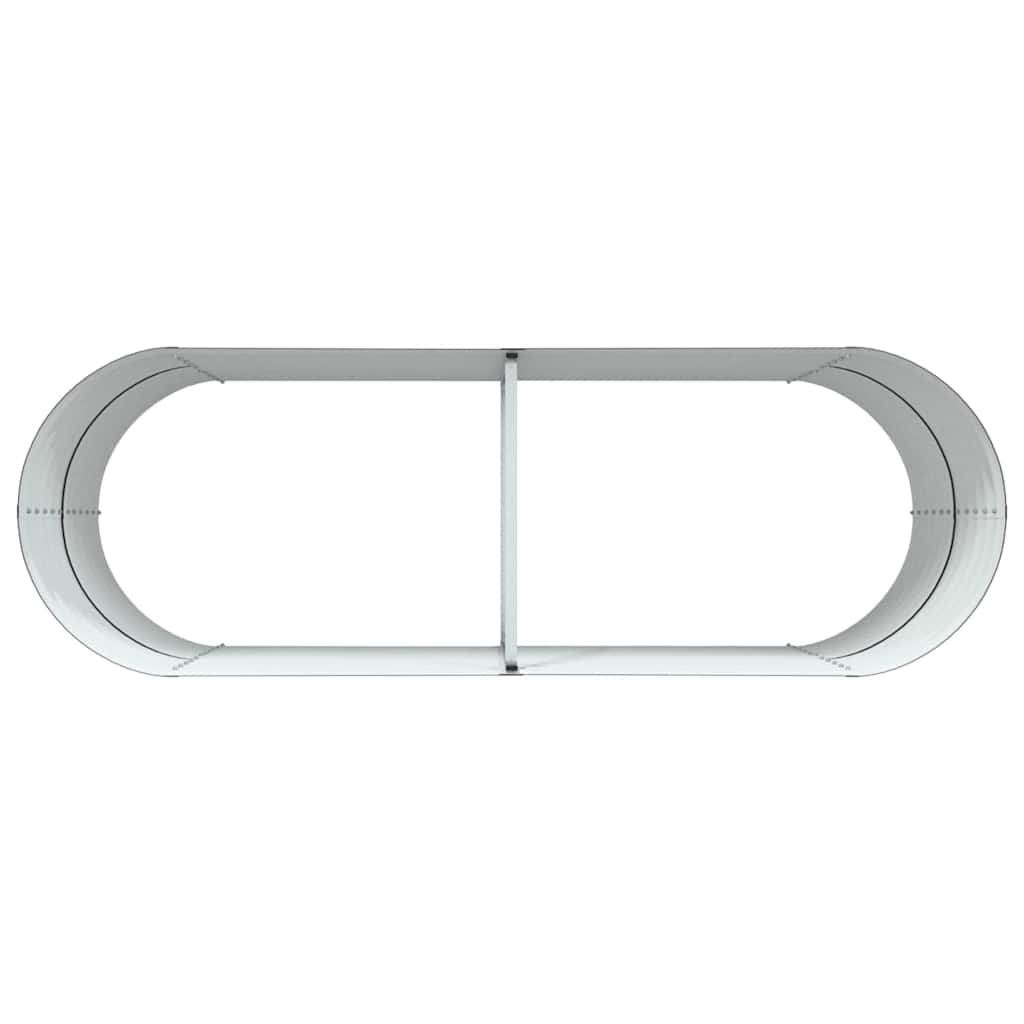 Raised Bed Brown 240 x 80 x 81 cm Steel