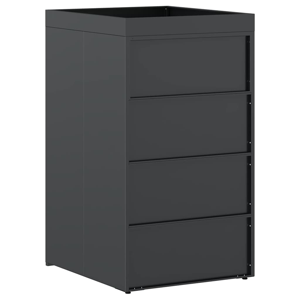 Wheelie Bin Storage with Planter Roof for Single 240L Bin