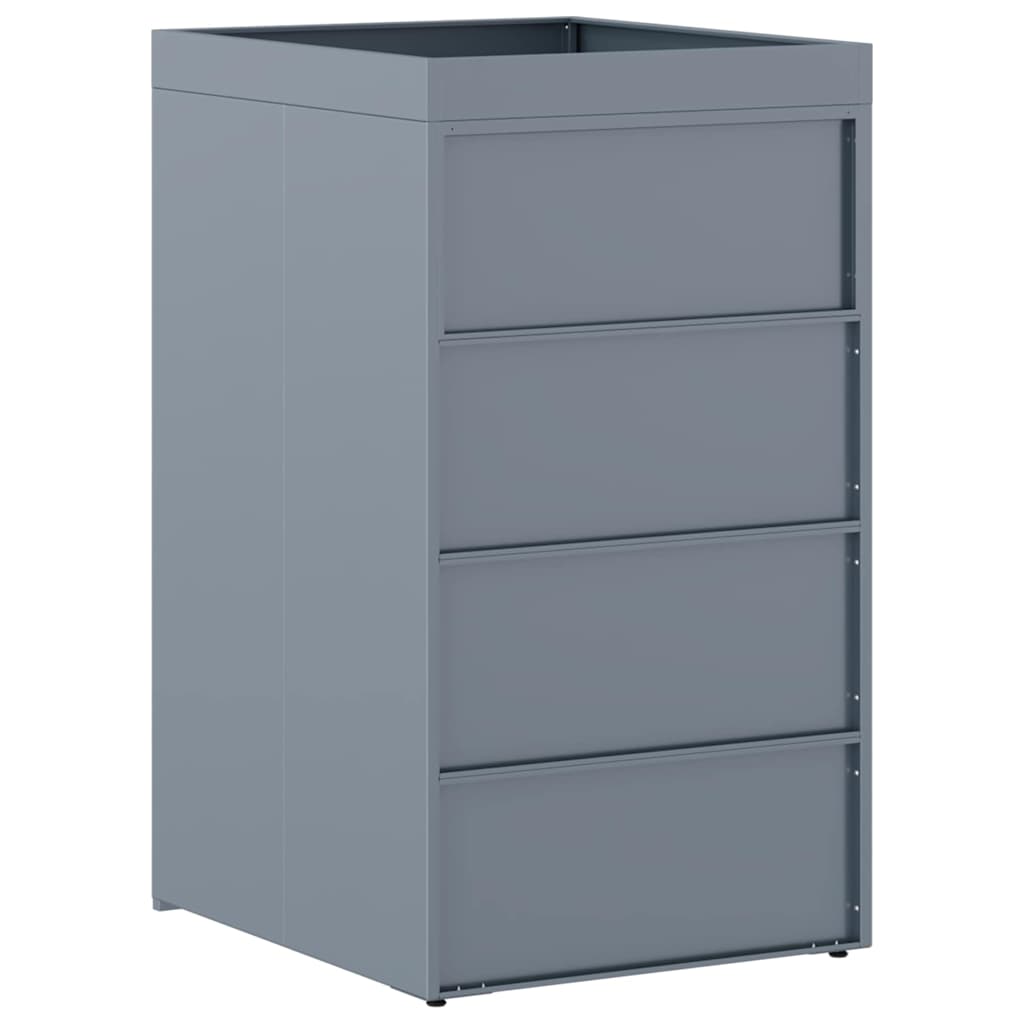 Wheelie Bin Storage with Planter Roof for Single 240L Bin