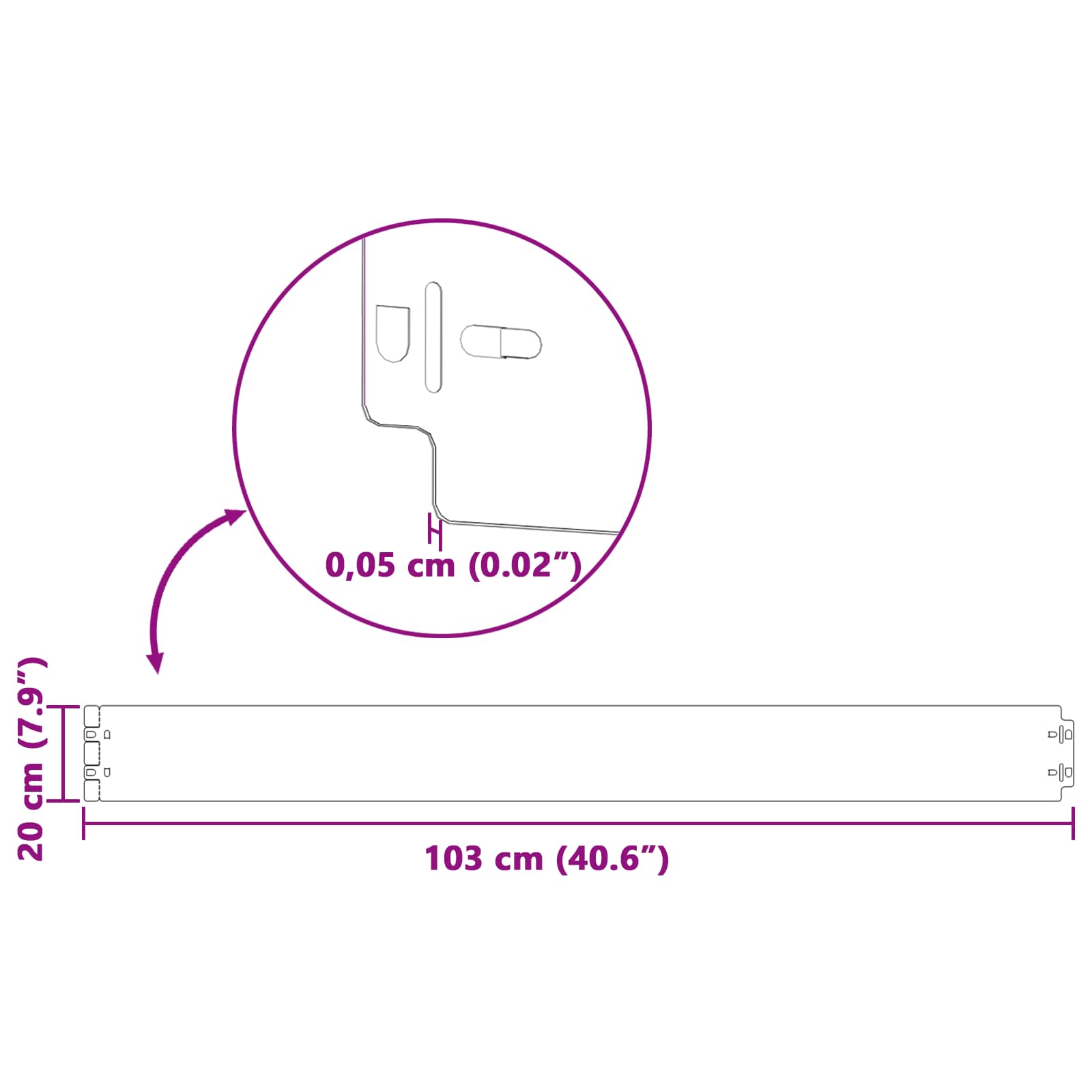 Lawn Edging 30 pcs Rusty 103 x 0.05 x 20 cm Weathering Steel