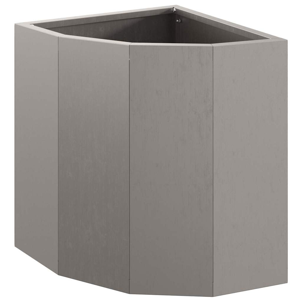 Corner Planter Rusty 30 x 30 x 35 cm Weathering steel