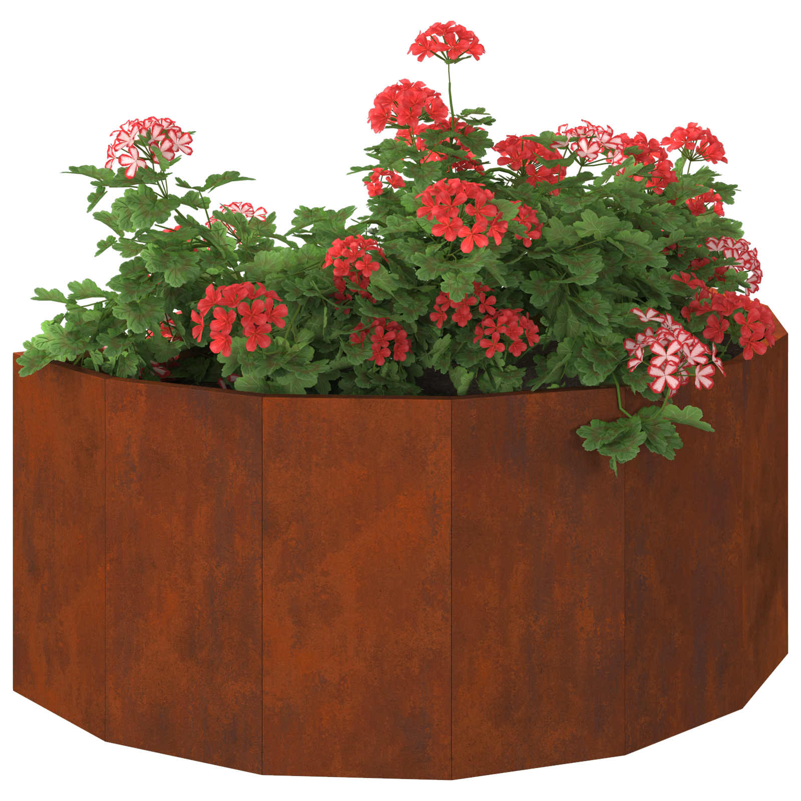 Planter Rusty 90 x 45 x 35 cm Weathering Steel