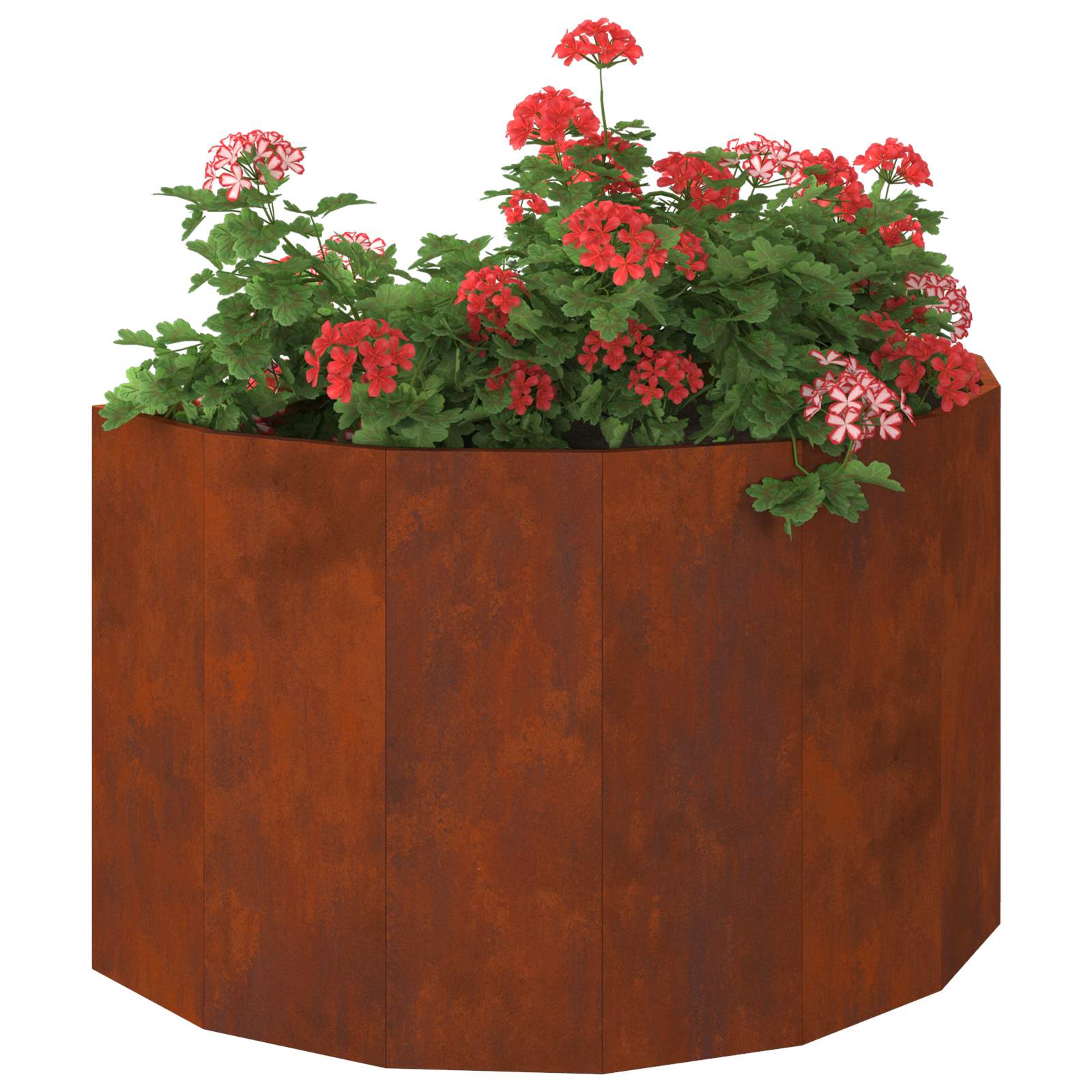 Planter Rusty 90 x 45 x 50 cm Weathering Steel