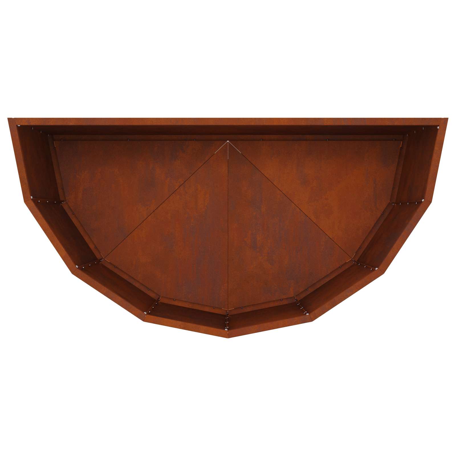 Planter Rusty 90 x 45 x 50 cm Weathering Steel