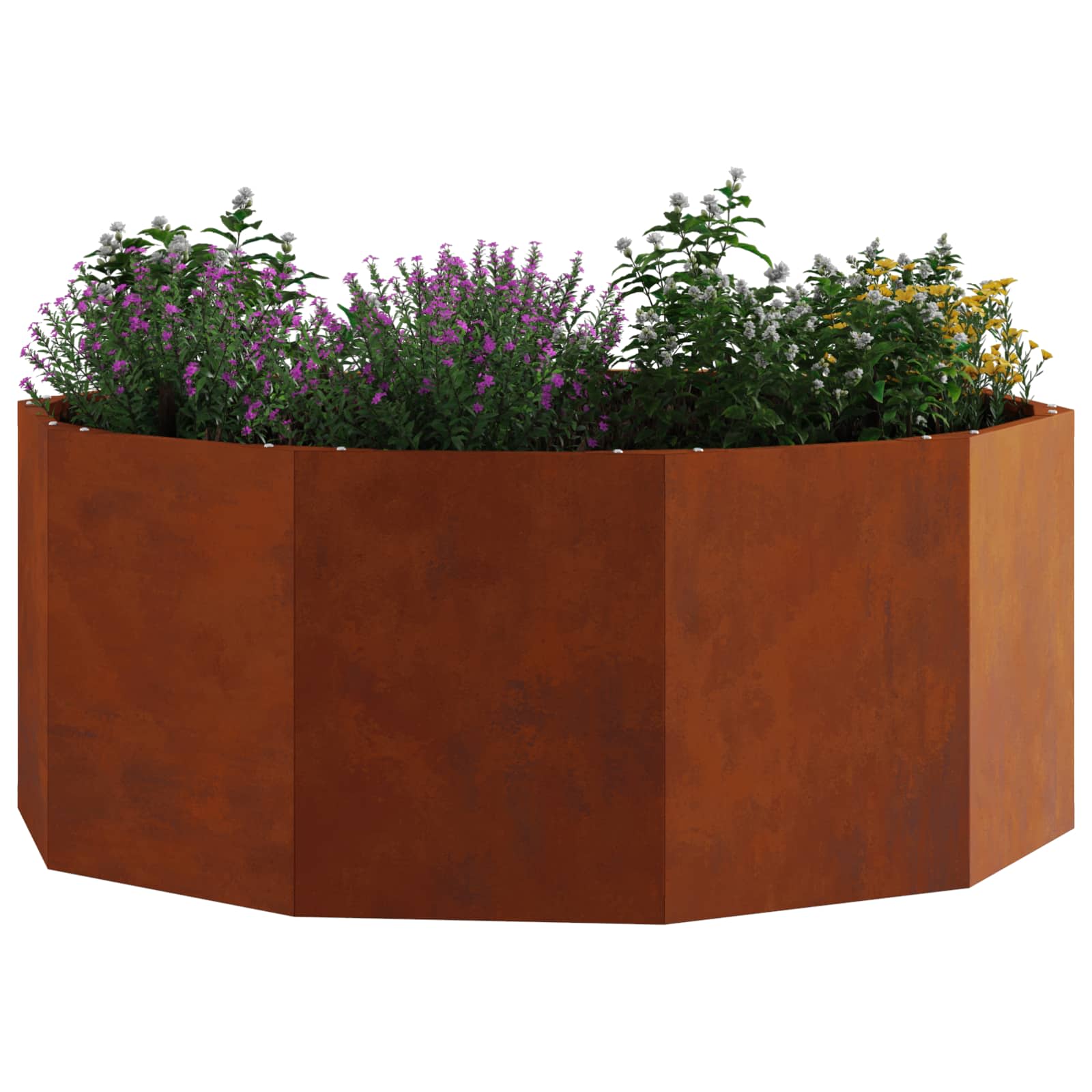 Planter Rusty 90 x 90 x 35 cm Weathering Steel