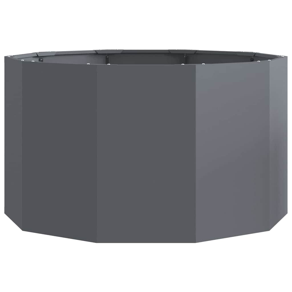 Planter Anthracite 90 x 90 x 50 cm Steel