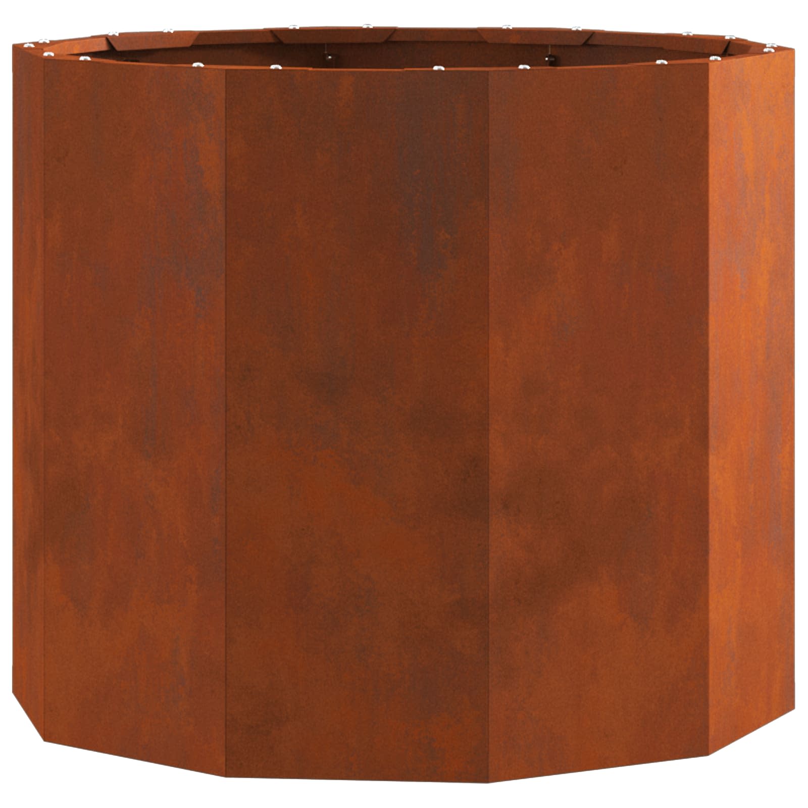 Planter Rusty 60 x 60 x 50 cm Weathering Steel