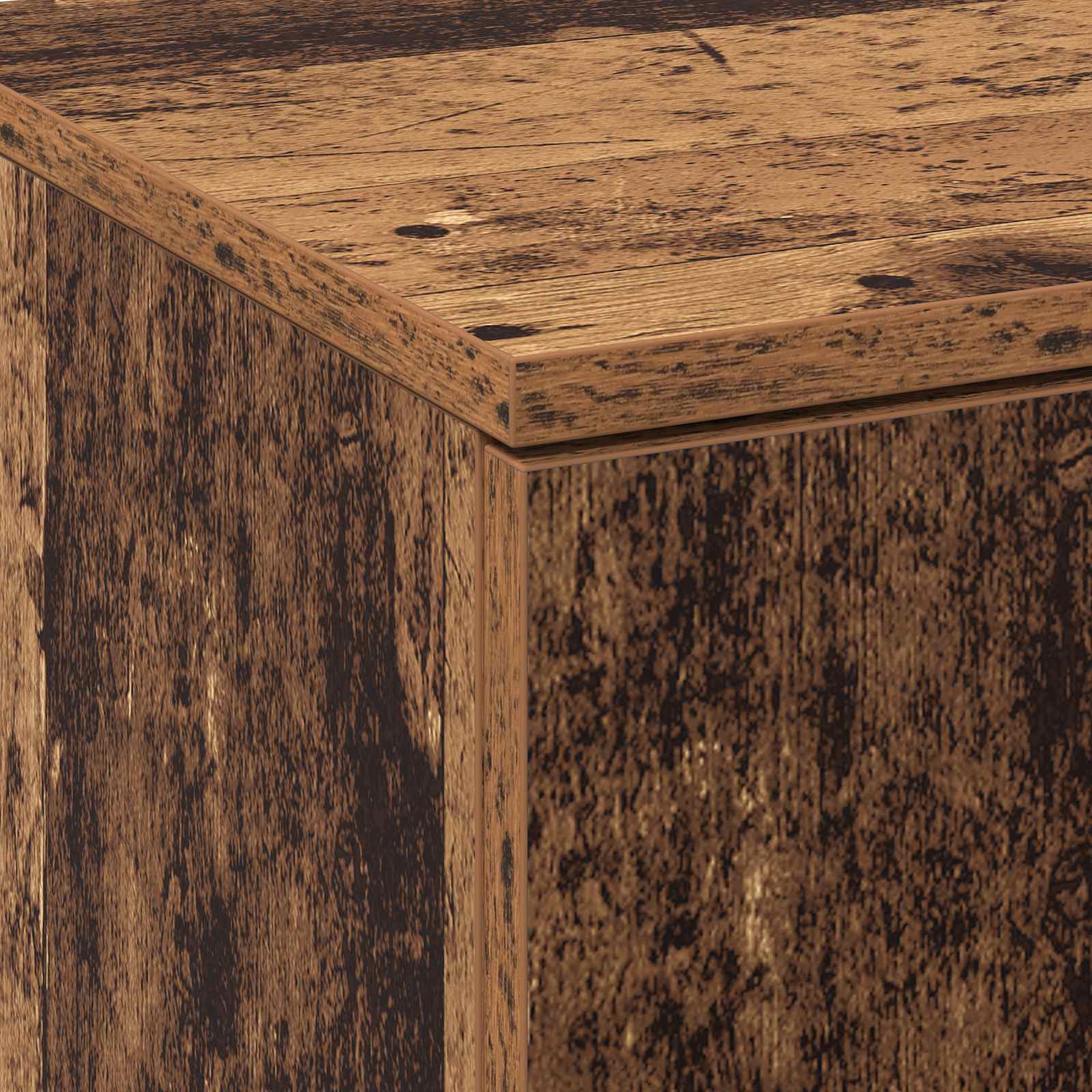 Highboard 70 x 33.5 x 180 cm Engineered Wood Old Wood