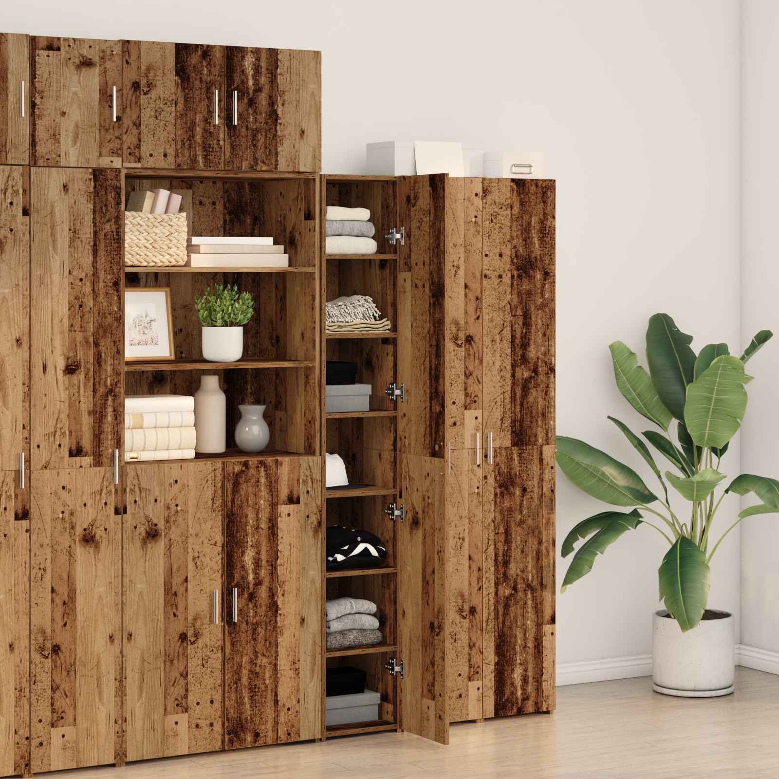Highboard Old Wood 30 x 42,5 x 185 cm