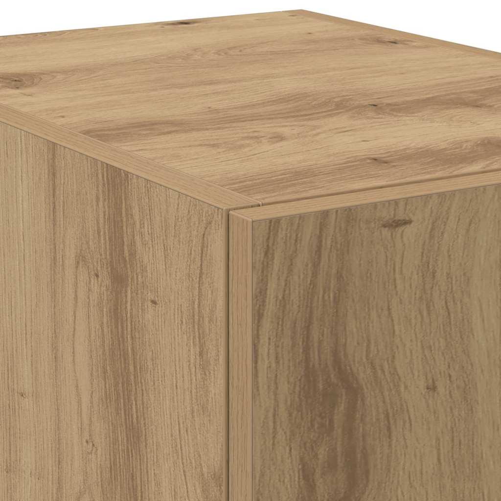 Highboard 2 pcs Artisan Oak 30 x 42,5 x 185 cm