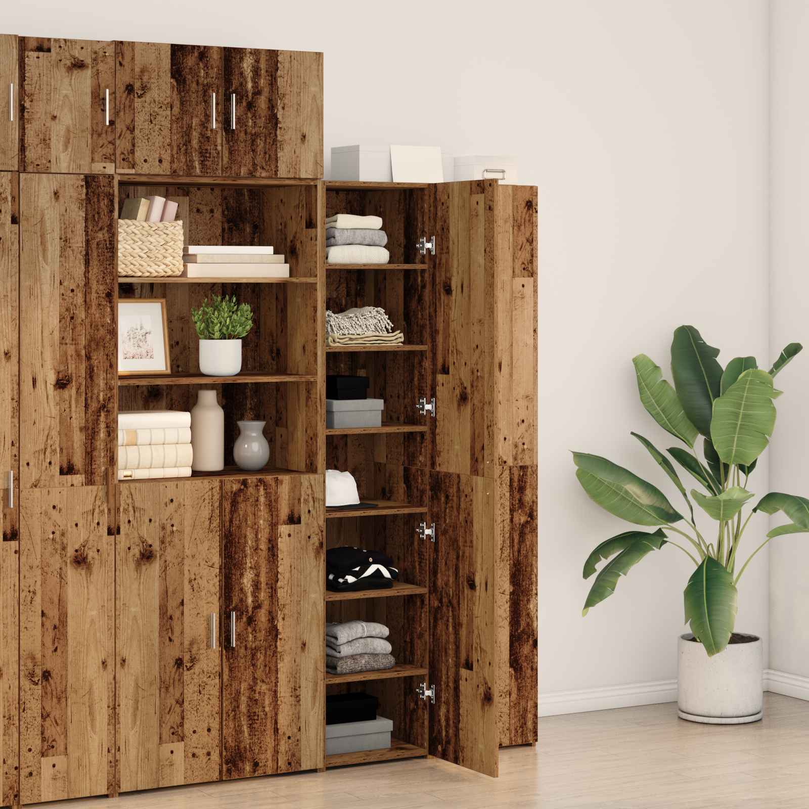 Highboard Old Wood 40 x 42,5 x 185 cm