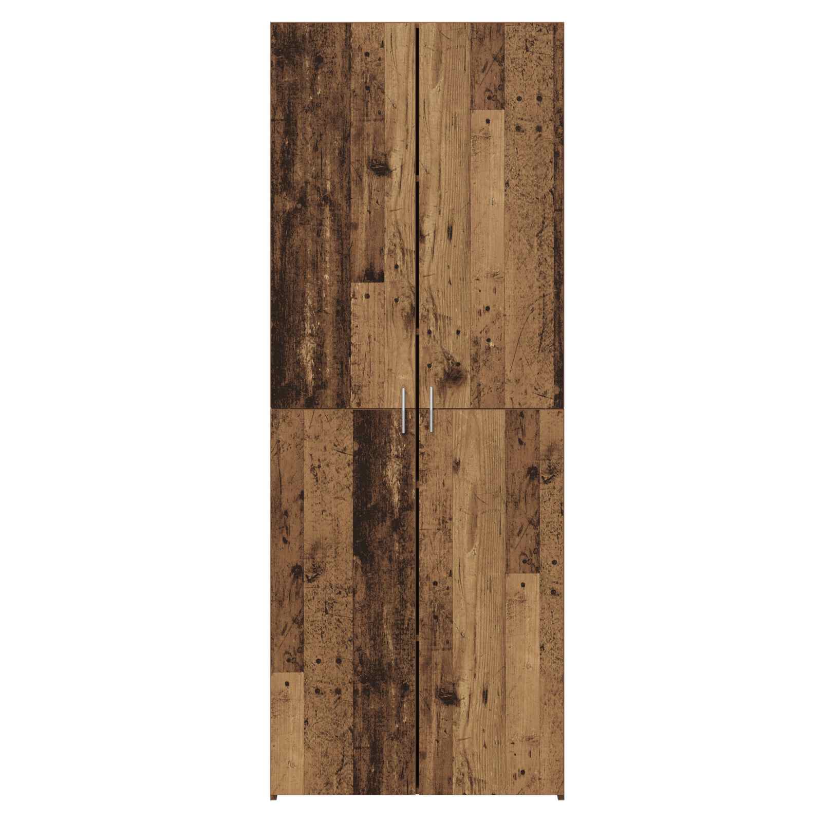 Highboard 2 pcs Old Wood 70 x 42,5 x 185 cm