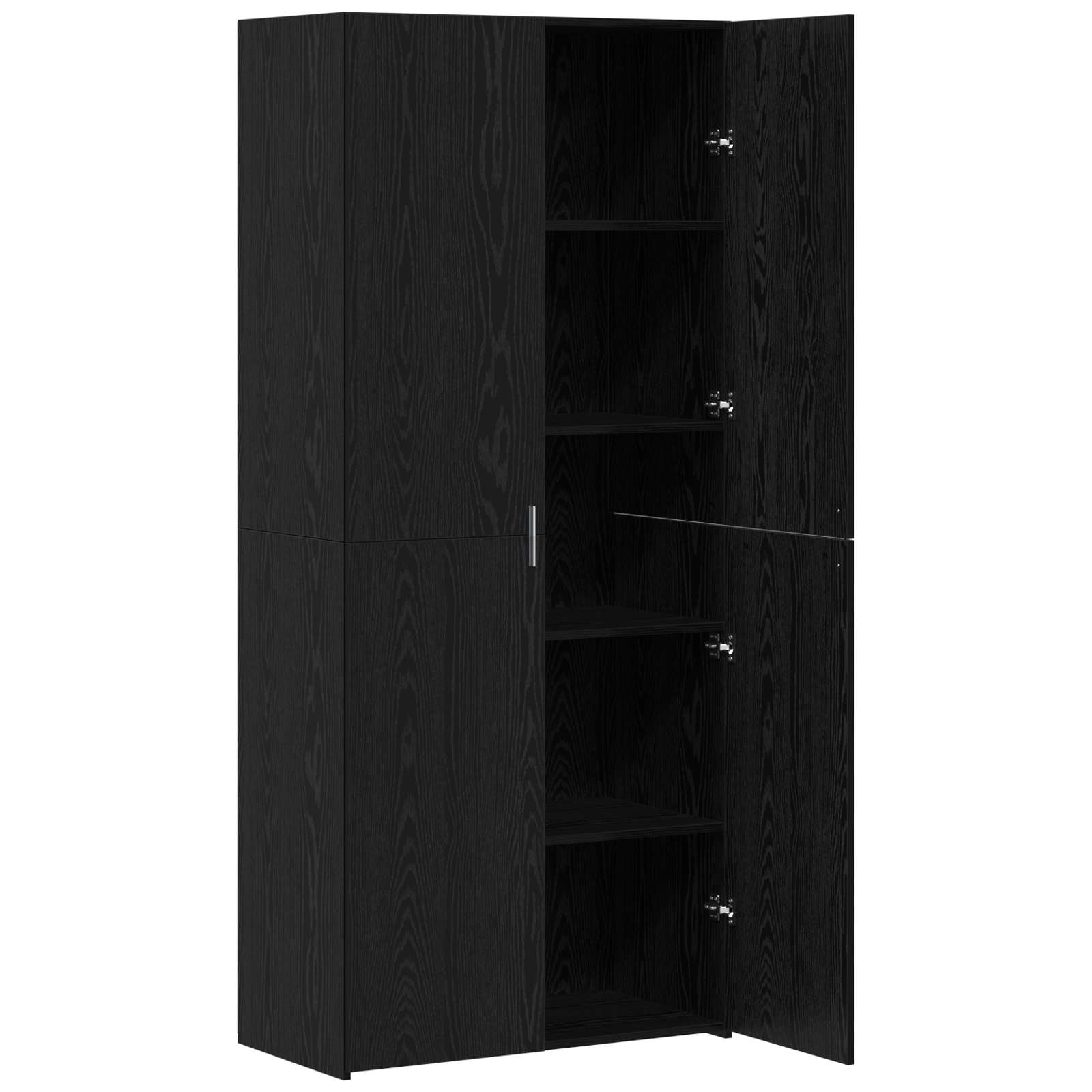 Highboard Black Oak 80 x 42 x 185 cm