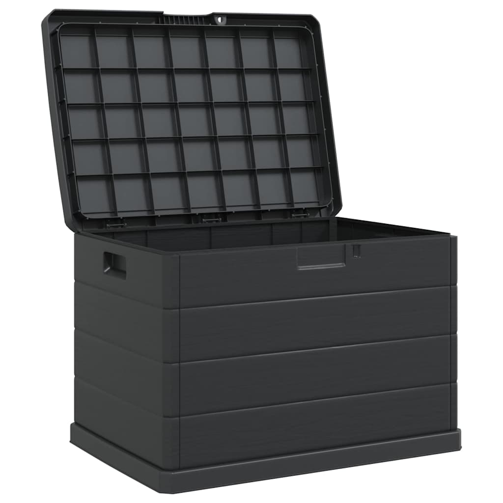 Garden Storage Box Anthracite 77,5 x 54,5 x 53 cm Plastic