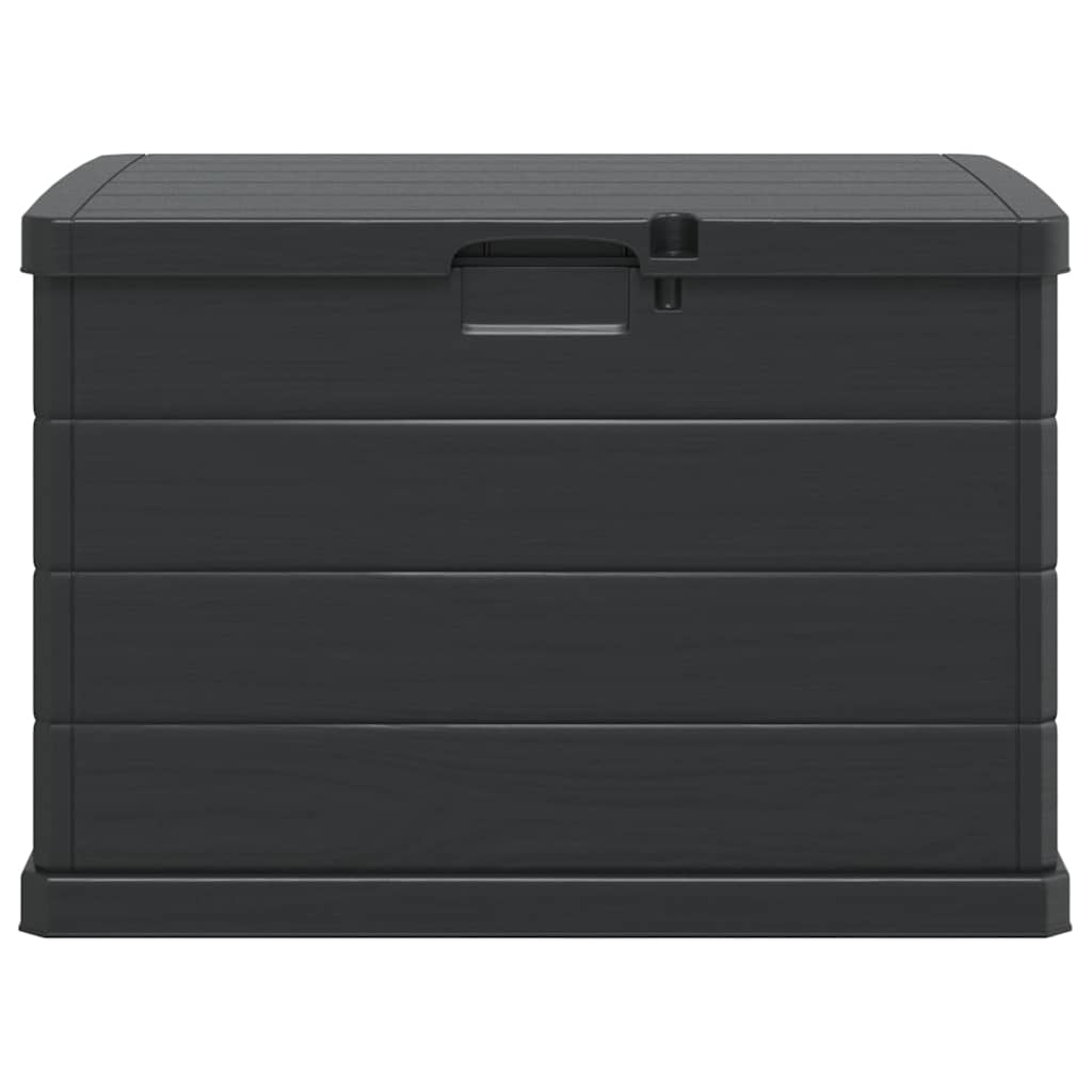 Garden Storage Box Anthracite 77,5 x 54,5 x 53 cm Plastic