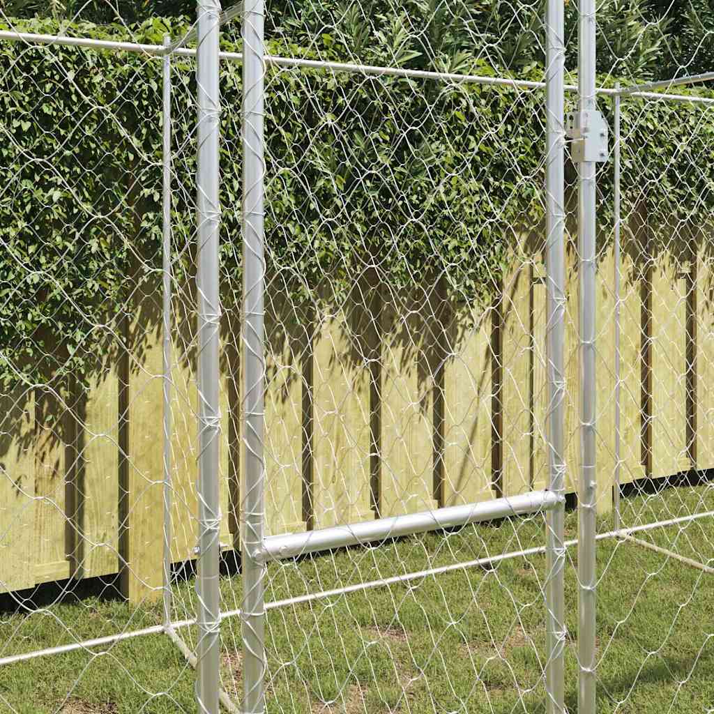 Dog Cage Silver 800 x 200 x 200 cm Galvanised Steel