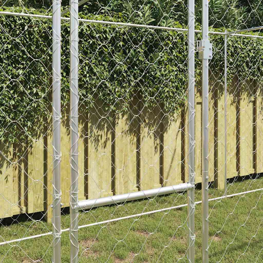 Dog Cage Silver 800 x 200 x 200 cm Galvanised Steel