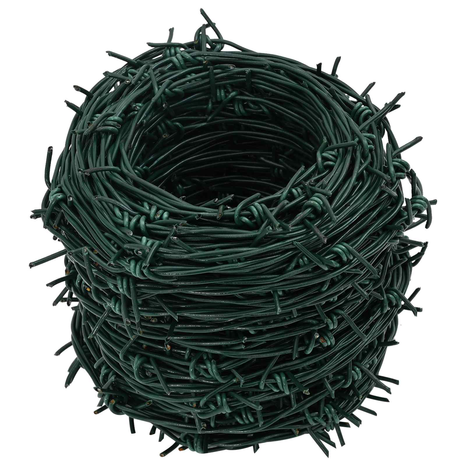 Barbed Wire Green 100 m Hot-dip Galvanised Steel