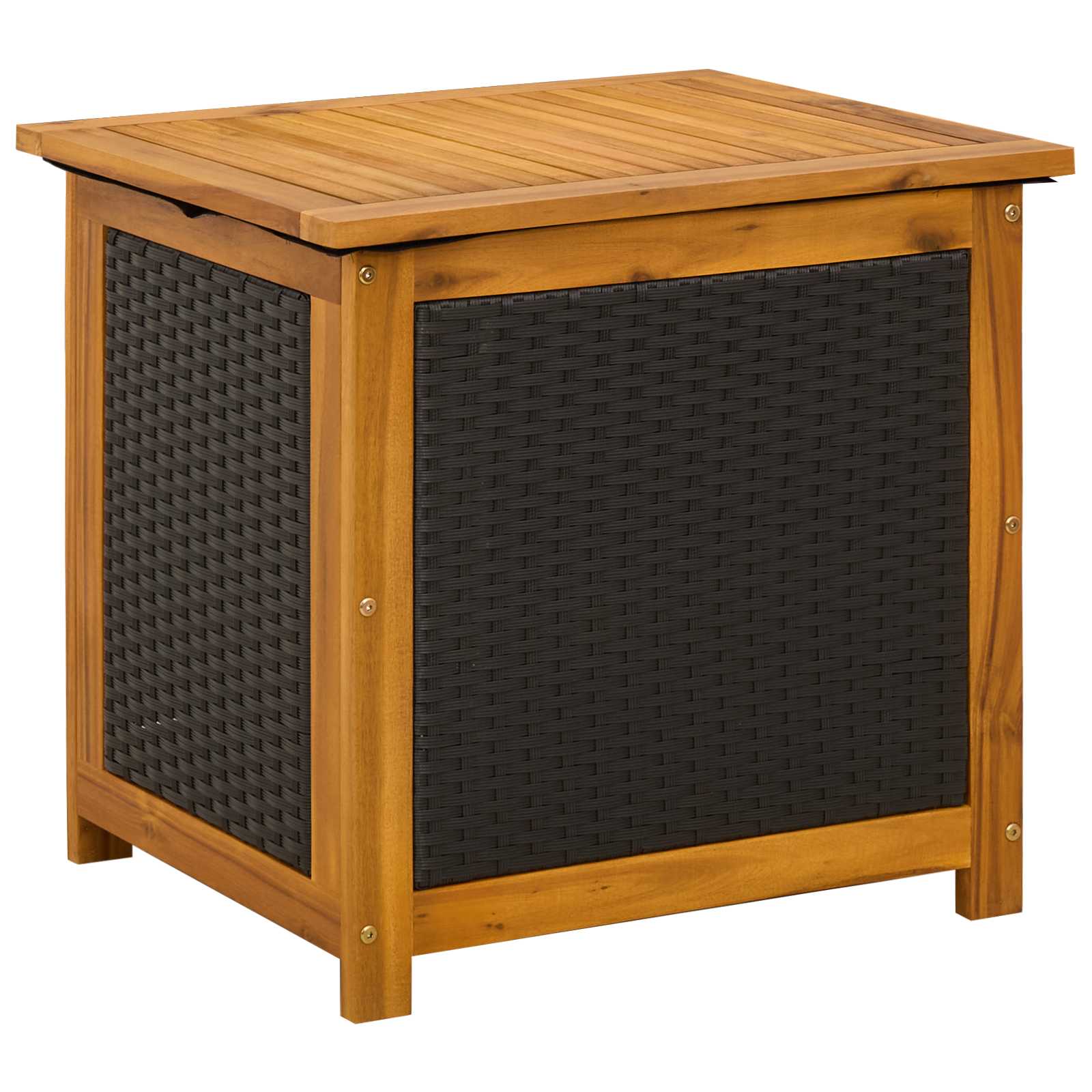 Garden Storage Box 185 L Solid Acacia Wood 60 x 50 x 56 cm