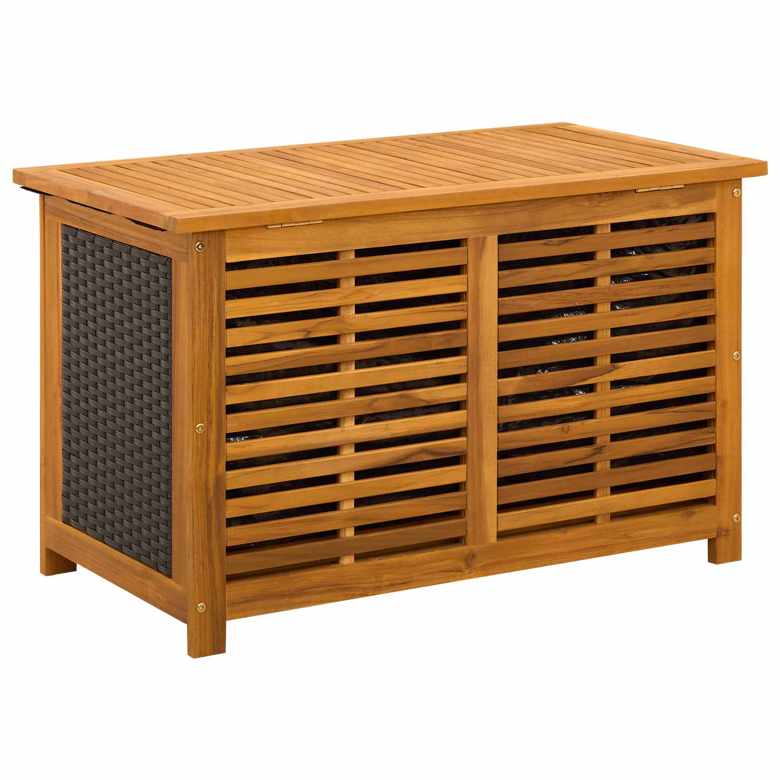 Garden Storage Box 185 L Solid Acacia Wood 90 x 50 x 56 cm