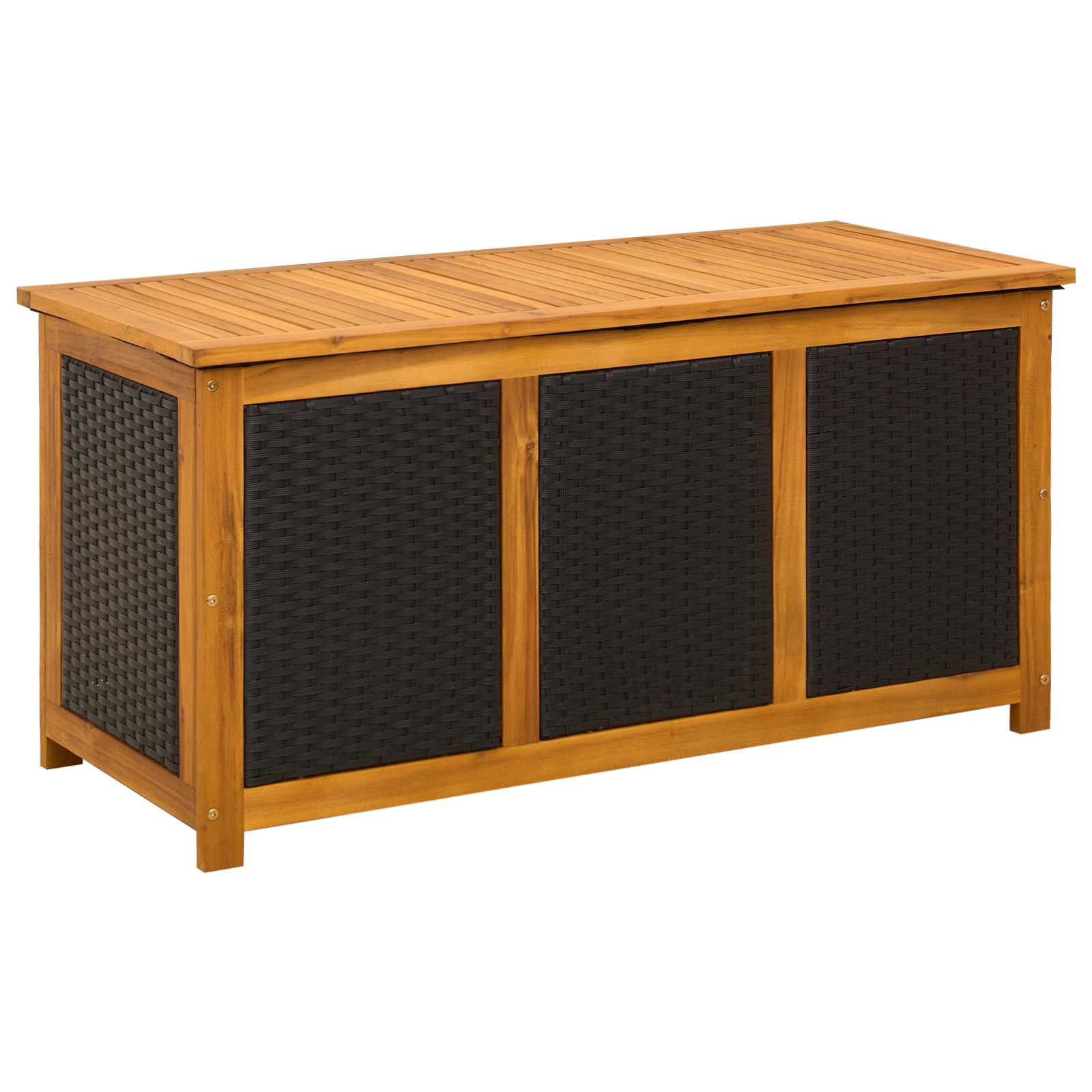 Garden Storage Box 185 L Solid Acacia Wood 113 x 50 x 56 cm
