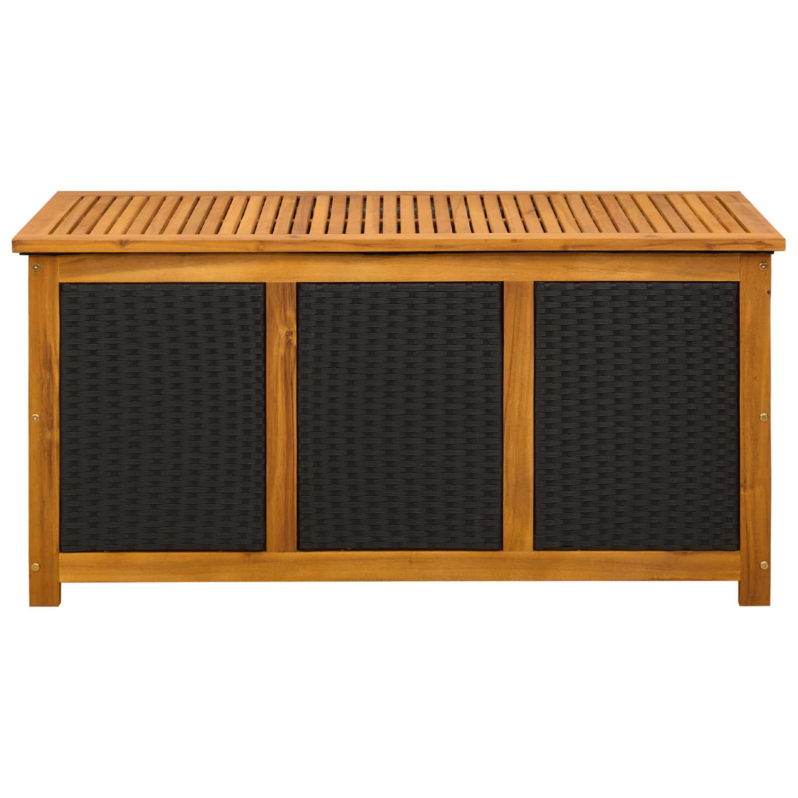 Garden Storage Box 185 L Solid Acacia Wood 113 x 50 x 56 cm
