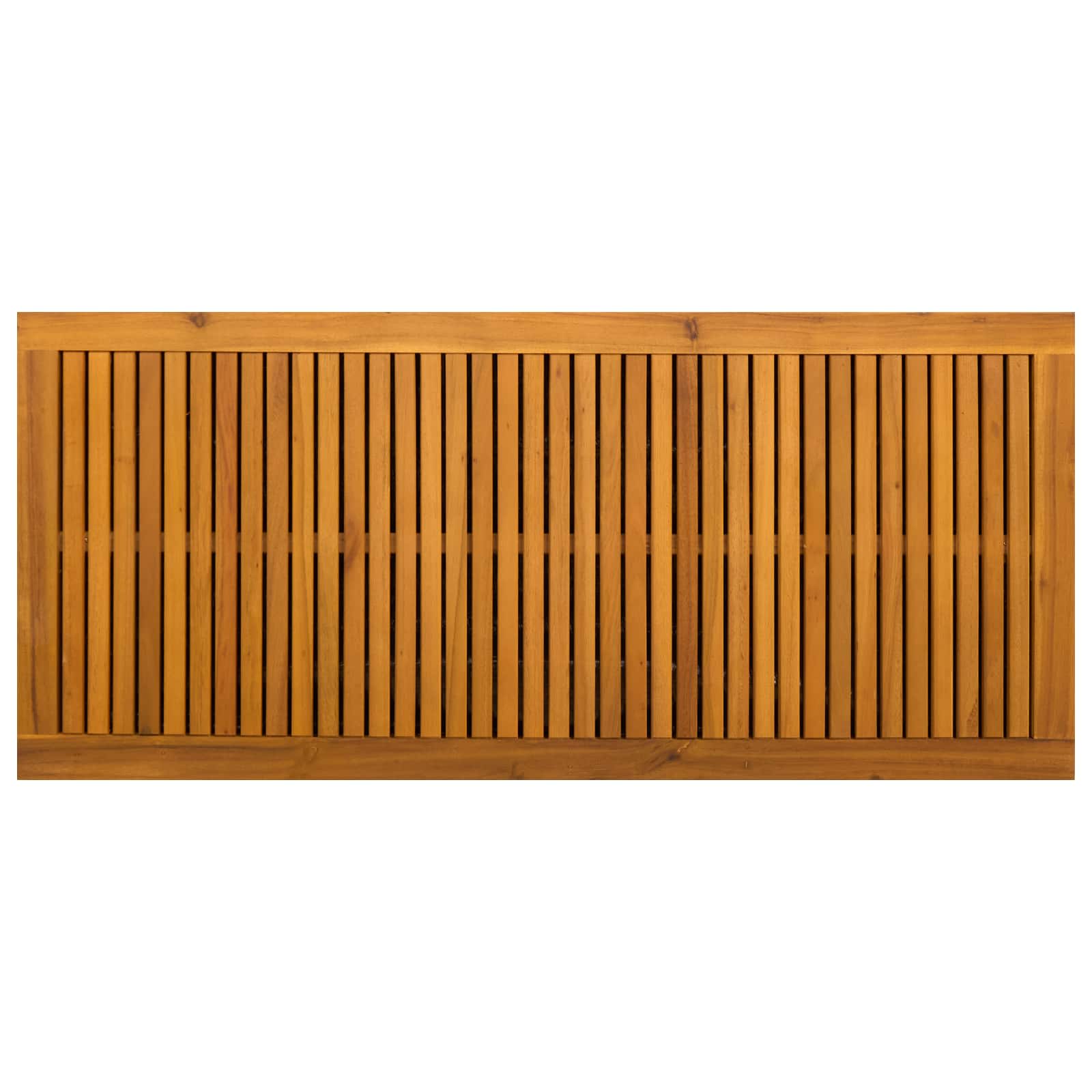 Garden Storage Box 185 L Solid Acacia Wood 113 x 50 x 56 cm