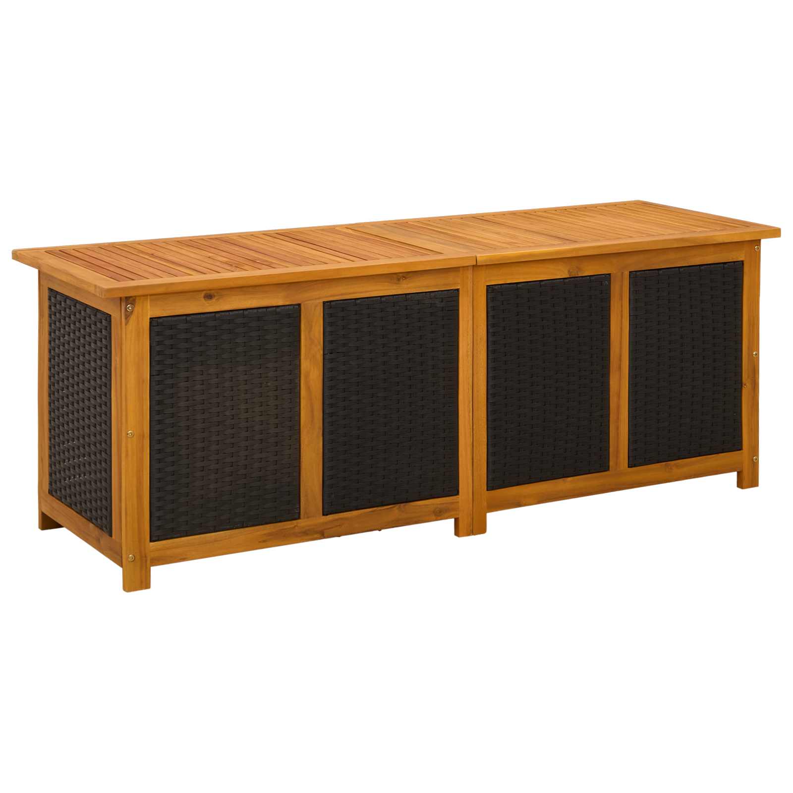 Garden Storage Box 243 L Solid Acacia Wood 150 x 50 x 56 cm