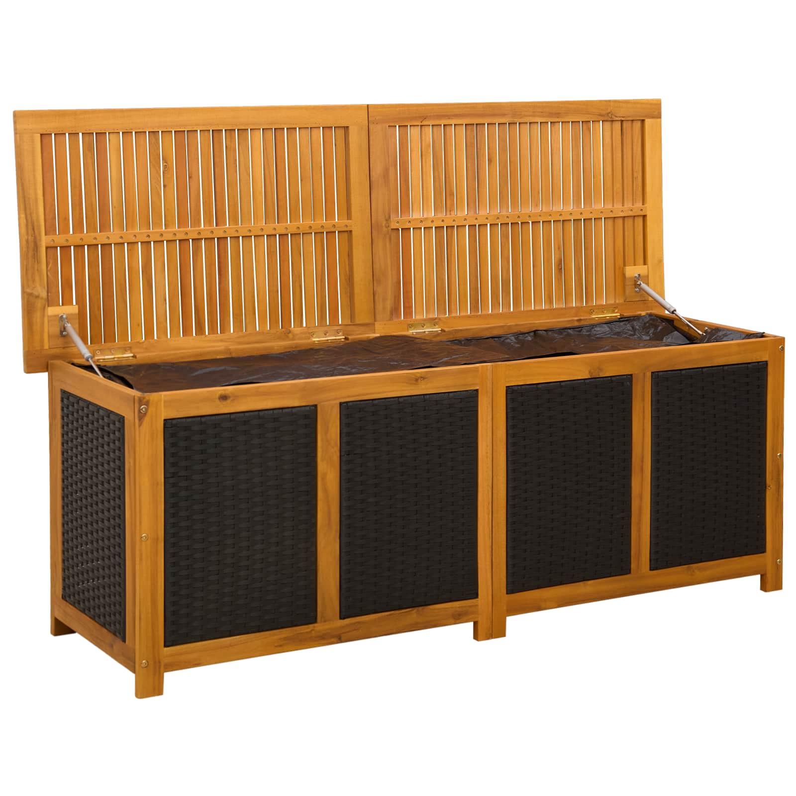 Garden Storage Box 243 L Solid Acacia Wood 150 x 50 x 56 cm