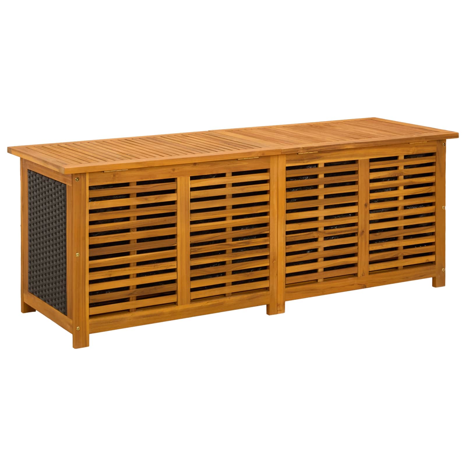 Garden Storage Box 243 L Solid Acacia Wood 150 x 50 x 56 cm